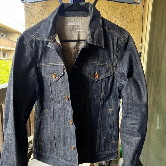 Gap Selvedge Jacket Vintage Japanese Selvedge Denim Jacket Gap - Main Image